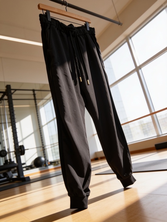 lululemon athletica Pants - lululemon athletica Black Elastic Waist Jogger Pants
